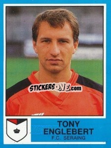 Sticker Tony Englebert - Football Belgium 1986-1987 - Panini