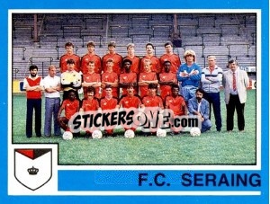 Figurina Team - Football Belgium 1986-1987 - Panini