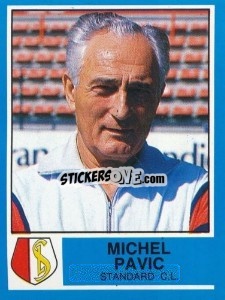 Figurina Michel Pavic - Football Belgium 1986-1987 n. 292 - Panini