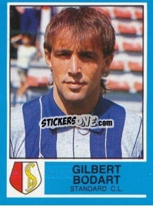 Sticker Gilbert Bodart - Football Belgium 1986-1987 n. 293 - Panini
