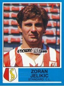 Sticker Zoran Jelikic - Football Belgium 1986-1987 n. 294 - Panini