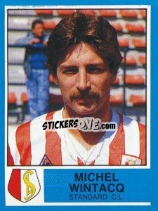 Sticker Michel Wintacq - Football Belgium 1986-1987 - Panini