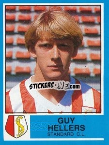 Cromo Guy Hellers - Football Belgium 1986-1987 - Panini