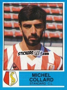 Sticker Michel Collard - Football Belgium 1986-1987 - Panini