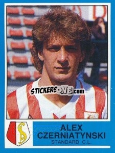 Figurina Alex Czerniatynski - Football Belgium 1986-1987 - Panini