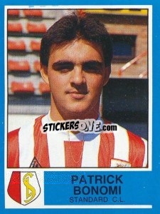 Figurina Patrick Bonomi - Football Belgium 1986-1987 - Panini