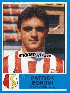 Cromo Patrick Bonomi - Football Belgium 1986-1987 n. 304 - Panini