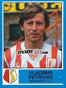 Figurina Vladimir Petrovic - Football Belgium 1986-1987 - Panini
