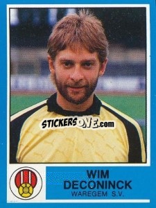 Sticker Wim Deconinck - Football Belgium 1986-1987 n. 311 - Panini