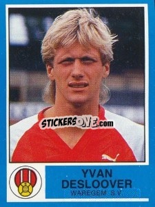 Sticker Yvan Desloover - Football Belgium 1986-1987 n. 314 - Panini