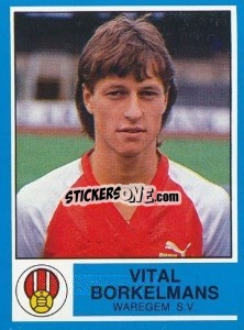 Sticker Vital Borkelmans - Football Belgium 1986-1987 n. 317 - Panini