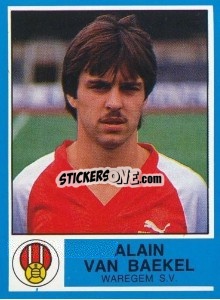 Sticker Alain van Baekel