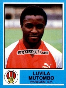Cromo Luvila Matumbo - Football Belgium 1986-1987 - Panini