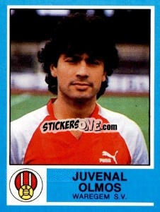 Sticker Juvenal Olmos - Football Belgium 1986-1987 - Panini