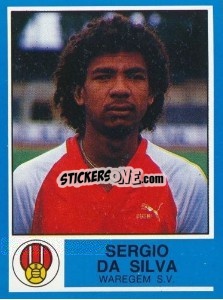 Figurina Sergio Da Silva - Football Belgium 1986-1987 - Panini