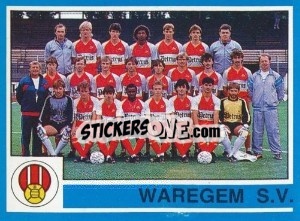 Sticker Team - Football Belgium 1986-1987 n. 326 - Panini