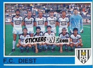 Sticker Team - Football Belgium 1986-1987 n. 333 - Panini