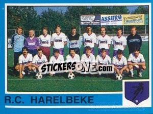 Sticker Team - Football Belgium 1986-1987 n. 338 - Panini