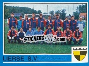 Sticker Team - Football Belgium 1986-1987 n. 341 - Panini