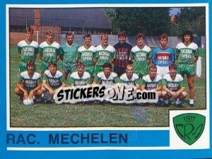 Sticker Team - Football Belgium 1986-1987 n. 342 - Panini