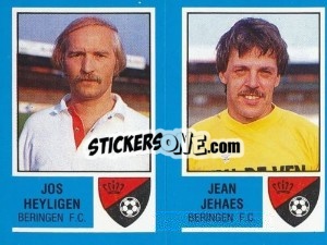 Sticker Jos Heyligen / Jean Jehaes - Football Belgium 1986-1987 n. 363 - Panini