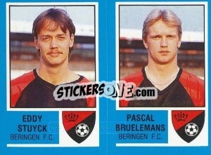 Figurina Johan Engelen / Rudi Royakkers - Football Belgium 1986-1987 n. 365 - Panini