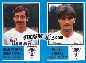 Cromo Guy Winkels / Marcel Vandeweerd - Football Belgium 1986-1987 - Panini