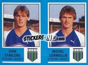 Figurina Dirk Staelens / Carlo Grondelaers - Football Belgium 1986-1987 n. 400 - Panini