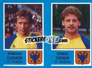 Cromo Armand Cleuren / Erwin Coenen - Football Belgium 1986-1987 n. 426 - Panini