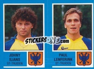 Figurina Johny Ilians / Paul Leneferink - Football Belgium 1986-1987 n. 428 - Panini