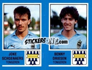 Figurina Joke Schoenaers / Benny Driesen - Football Belgium 1986-1987 n. 430 - Panini