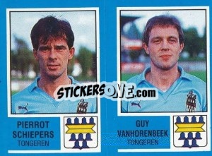 Figurina Pierrot Schieppers / Guy Vanhorenbeek - Football Belgium 1986-1987 n. 432 - Panini