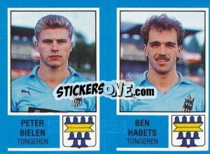 Figurina Peter Bielen / Ben Habets - Football Belgium 1986-1987 - Panini