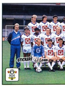 Figurina Team - Football Belgium 1989-1990 n. 4 - Panini