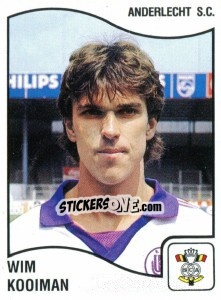 Cromo Wim Kooiman - Football Belgium 1989-1990 - Panini