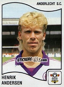 Sticker Henrik Andersen - Football Belgium 1989-1990 n. 12 - Panini