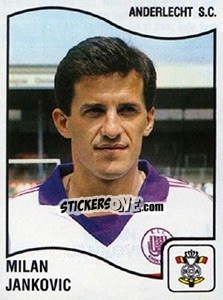 Sticker Milan Jankovic - Football Belgium 1989-1990 n. 15 - Panini