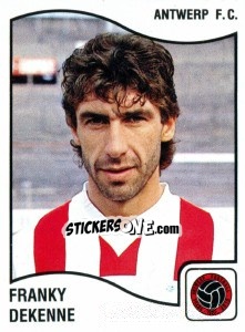 Sticker Franky Dekenne - Football Belgium 1989-1990 n. 27 - Panini