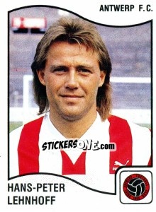Sticker Hans-Peter Lehnhoff - Football Belgium 1989-1990 - Panini