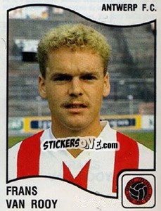 Sticker Frans van Rooy - Football Belgium 1989-1990 n. 34 - Panini
