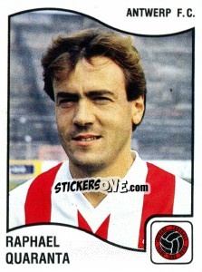 Sticker Raphael Quaranta - Football Belgium 1989-1990 n. 35 - Panini