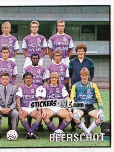 Figurina Team - Football Belgium 1989-1990 - Panini