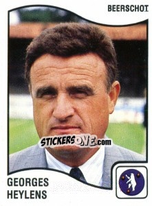 Sticker Georges Heylens - Football Belgium 1989-1990 - Panini