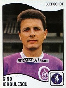 Sticker Gino Iorgulescu - Football Belgium 1989-1990 - Panini