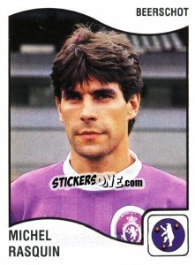 Sticker Michel Rasquin - Football Belgium 1989-1990 - Panini
