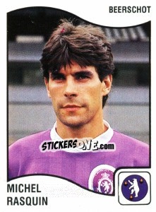 Sticker Michel Rasquin - Football Belgium 1989-1990 n. 49 - Panini