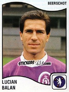 Sticker Lucian Balan - Football Belgium 1989-1990 n. 53 - Panini