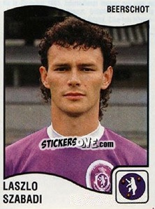 Sticker Laszlo Szabadi - Football Belgium 1989-1990 - Panini