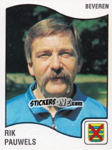 Sticker Rik Pauwels - Football Belgium 1989-1990 n. 60 - Panini