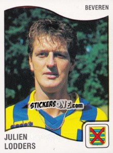 Sticker Julien Lodders - Football Belgium 1989-1990 n. 63 - Panini